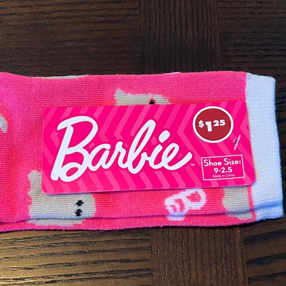 Barbie Halloween Socks Set of 3 Ghost Pumpkin Pink Purple Girls Size 9-2.5 NEW - Picture 4 of 15